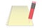 Vector Realistic Notepad With Pencil