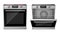Vector realistic oven with induction cooktop