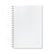 Vector realistic quadrille or graph ruled notebook