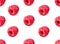 Vector realistic raspberry seamless pattern