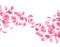 Vector realistic rose, cherry, sakura petal