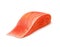 Vector realistic salmon steak raw seafood slice