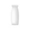 Vector realistic yogurt or milk bottle on white background. 3D mock up container. Plastic bowl template