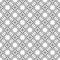 Vector rectangles dots and triangles curved flowers black and white repeated design vector illustration