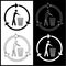 Vector recycling bin icons