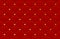 Vector red leather background with hearts