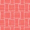 Vector red monochrome simple large squares seamless pattern. Suitable for textile, gift wrap and wallpaper