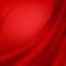 Vector Red Satin Silky Cloth Fabric Textile with Crease Wavy Folds. Abstract Background