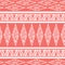 Vector red shibori diamond and triangle stripes abstract seamless pattern. Suitable for textile, gift wrap and wallpaper