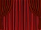 Vector Red Stage Theater Drape