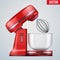 Vector Red Stand Mixer