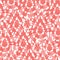 Vector red and white shibori abstract teardrop overlap patten. Suitable for textile, gift wrap and wallpaper