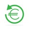 Vector refund money icon