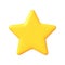 Vector render Yellow star icon.