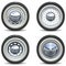 Vector Retro Car Wheels