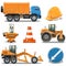 Vector Road Construction Icons