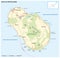Vector road map of the Italian volcanic island of Pantelleria, Sicily, Italy