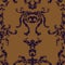 Vector rococo seamless pattern