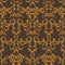 Vector rococo seamless pattern