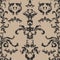 Vector rococo seamless pattern