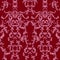 Vector rococo seamless pattern