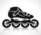 Vector roller skate icon design