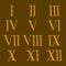 Vector roman number alphabet symbol sign illustration design numeral numbers symbols