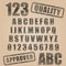 Vector rubber stamp abc