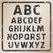 Vector rubber stamp abc