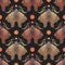 Vector sacred seamless pattern with moths and moons on dark background. Colorful texture with butterflies. Flat mystical