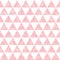 Vector salmon pink triangles and leaves texture seamless repeat pattern background. Perfect for modern fabric, wallpaper