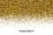 Vector Scattered Golden Confetti White Background