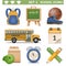 Vector School Icons Set 1