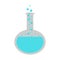 Vector science Lab flask - chemical laboratory, chemistry research - medical test icons.