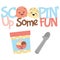 Vector Scoopin Up Fun Ice Cream Treats Illustrations