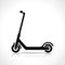 Vector scooter icon design