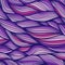 Vector seamless abstract hand-drawn pattern, waves background.