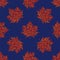 Vector seamless autumn pattern, maple leaf background