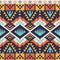 Vector Seamless Aztec Pattern for Textile Design. Tribal Style