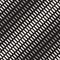 Vector Seamless Black And White Diagonal Halftone Rectangles Pattern