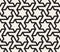 Vector Seamless Black And White Geometric Star Triangle Shape Tessellation Pattern