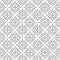 Vector Seamless black and white geometrical pattern leafs shapes circles repeated in white background vector illustration