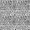 Vector seamless black and white graphic hand drawn pattern.