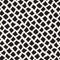 Vector Seamless Black and White Hand Drawn Diagonal Rectangles Lines Pattern