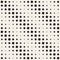 Vector Seamless Black and White Rotating Squares Geometric Halftone Pattern