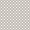Vector Seamless Black and White Round Line Grid Geometric Pattern