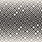 Vector Seamless Black and White Rounded Line Maze Irregular Pattern Halftone Gradient