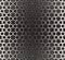 Vector Seamless Black And White Star Cube Geometric Grid Halftone Line Pattern