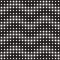 Vector Seamless Black And White ZigZag Halftone Rectangles Pattern