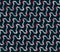 Vector Seamless Blue Pink Shades Diagonal Wavy Lines Pattern On Dark Navy Background